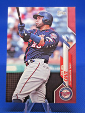 2020 TOPPS SERIES 1 #281 NELSON CRUZ MOTHERS DAY PINK MINNESOTA TWINS 38/50