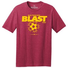 Baltimore Blast 1980 Logo MISL Soccer TRI-BLEND Tee Shirt