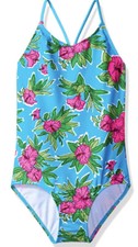 Kanu Surf Girls' Daisy Beach Sport 1-Piece Swimsuit 2T