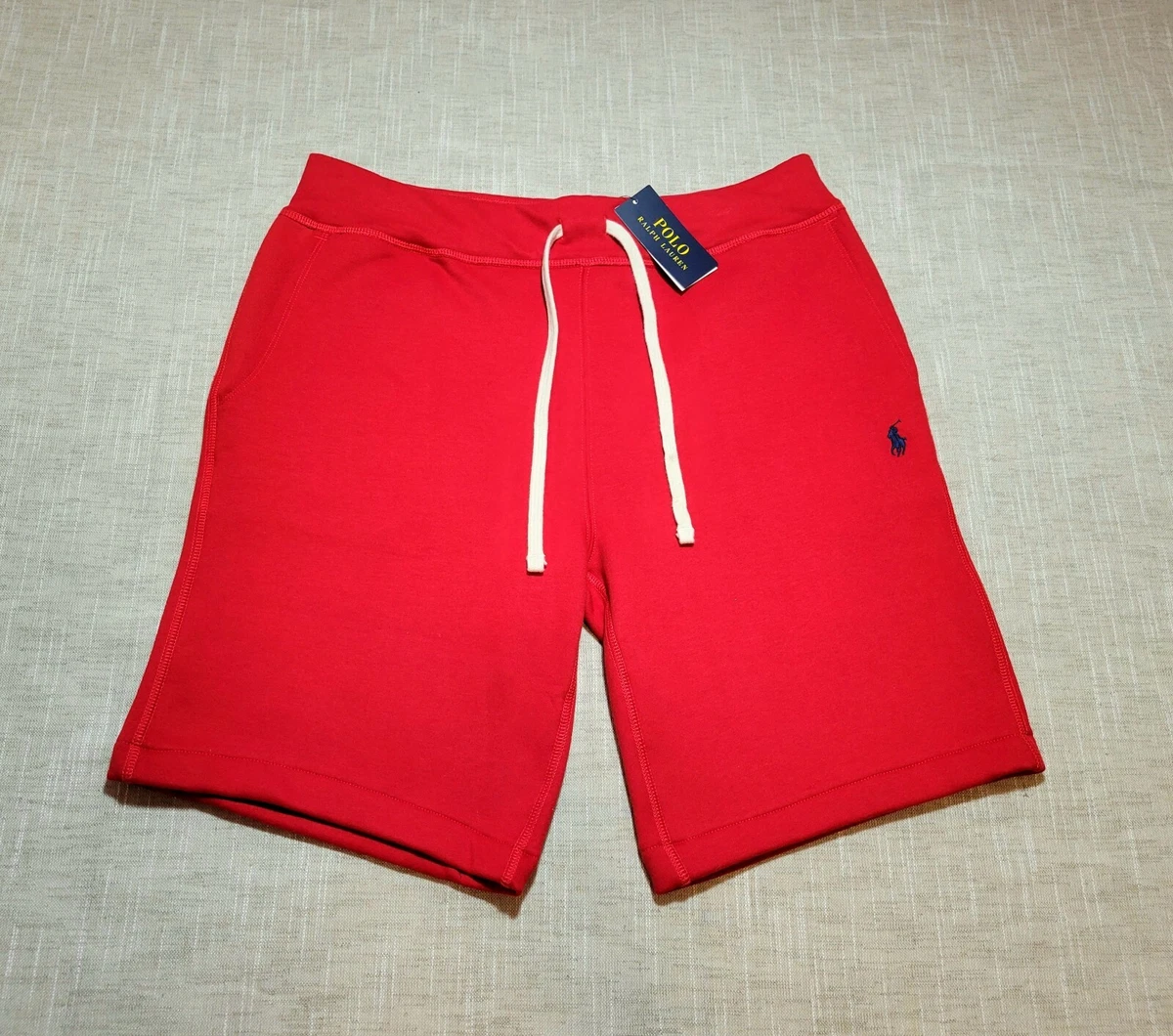 Polo cotton cheap blend fleece shorts
