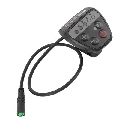 E-Bike LED Display Speed Controller Smart 24v 36v 48v 5-poliger Speed Contr| BAK