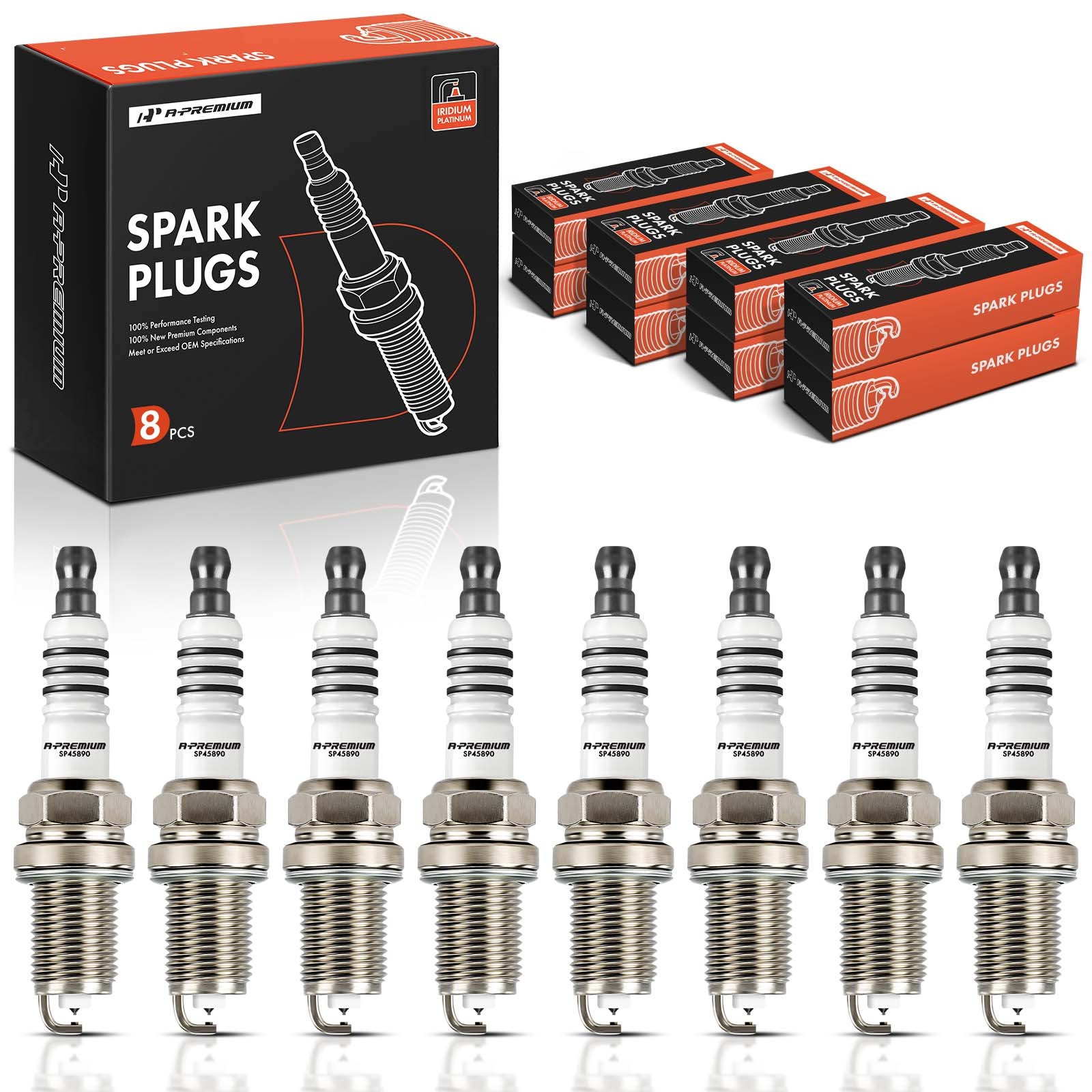 A-Premium 8x Iridium  Platinum Spark Plug for Toyota Tundra 05-09 4Runner 03-09