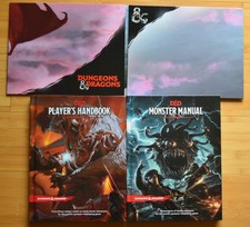 Dungeons & Dragons, Player's Handbook, Monster Manual + Fold Out, HC/LN