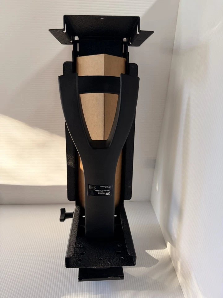 3M CS200MB Under-Desk CPU Holder Adjustable Mount Black Steel - Image 2 of 4