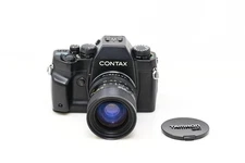 Contax RX 35mm SLR Film Camera w/ Tamron 35-80mm 2.8-3.8 Adaptall 2 #B127