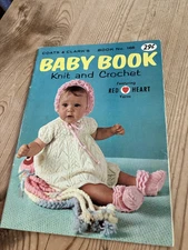 Baby Book Knit and Crochet | Coats & Clark 166 Vintage Patterns