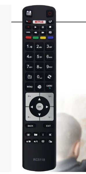 MARKENLOS Neu Fernbedienung passend für alle Telefunken TV Fernseher