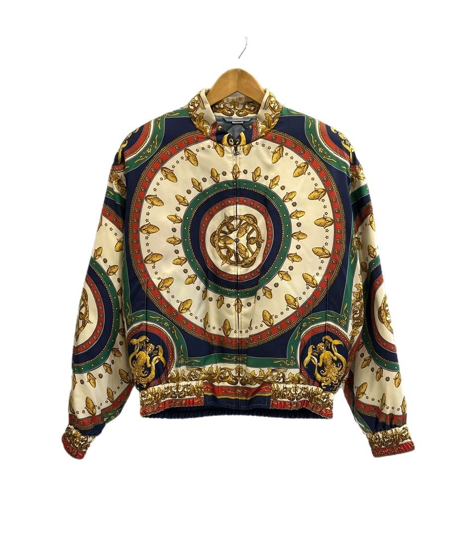 Gucci Silk Print Bomber Jacket Men’s 48 Multicolor Used From Japan