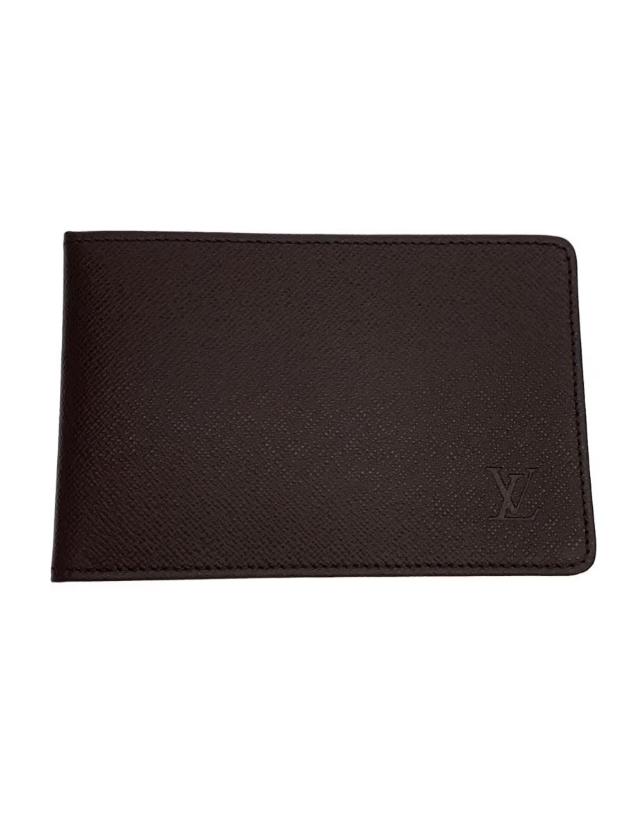LOUIS VUITTON Pass Case Taiga BRW Men's