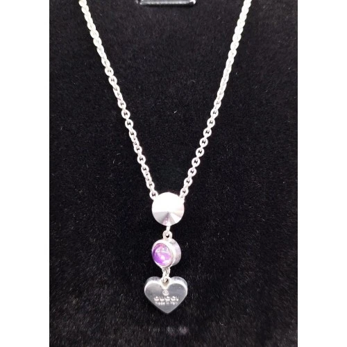 GUCCI Collana Argento Pietra Viola Giappone