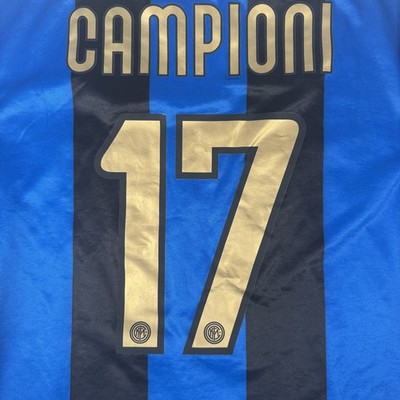 Campioni 17 Inter Mailand 2008/2009 Heim Fußball Trikot Herren XL - Original