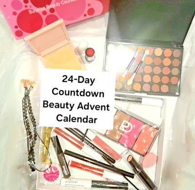 Makeup kit Cosmetics gift set Christmas Beauty Box Kit women girls 24 day Advent