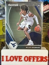 2021 Panini Prizm Draft Picks Rookie Miles McBride #32 West Virginia #32 C Store