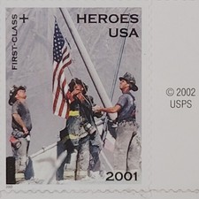 2002 Heroes of 2001 Stamps – Lot of 7 – 45¢ Semi‑Postal – MNH – America Responds