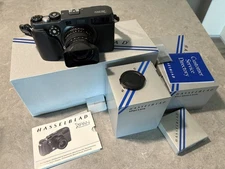 USA SELLER-Hasselblad XPan 35mm Panoramic Camera w/45mm Lens/Hood/Box/Half Case