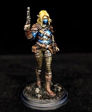 Female Hunter Gunslinger Miniature   Pro Painted TTRPG Rogue with Pistol D D DnD