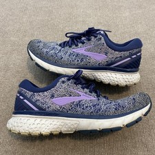 Brooks Ghost 11 Running Shoes Womens Size 7 Blue Mesh Cushioned 1202771B406