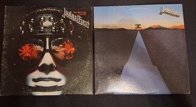 (2)Judas Priest~Hell Bent For Leather 1979 35706,Point Of Entry 1981 JC36179,VG+