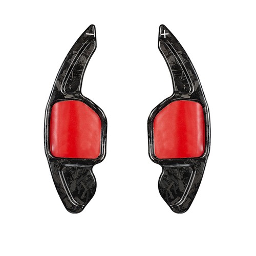 Kit de extensión de paleta de cambio de volante fibra de carbono BPF para Audi RS6 A4L A6L - Imagen 2 de 5