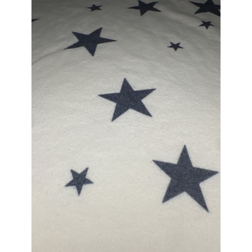 Grayson Threads SMALL cremefarbenes Sweatshirt T-Shirt mit blauen Sternen weich und dehnbar - Bild 8 von 8