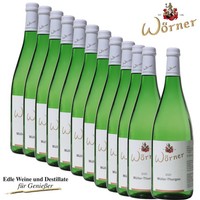 (4,79€/L) MüLler-Thurgau Lieblich 12 X 1Ltr. Weingut WÖRner Wein WeißWein Pfalz