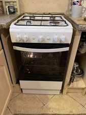 Indesit IS5G1KMW/U Gas Cooker - White