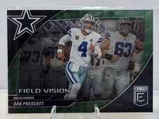 2024 Panini Donruss Elite Dak Prescott Field Vision Green Parallel