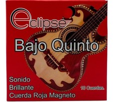      Bajo Quinto  ECLIPSE   RED Color Strings Made In Mexico