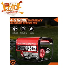 5000W Portable Inverter Generator Gas Powered Quiet for Home Backup Construction