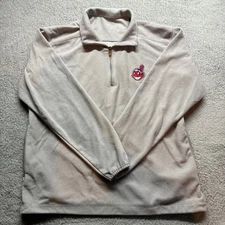 MLB Cleveland Indians M Baseball Casual Athleisure Pullover Fleece Outdoor