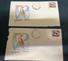 (2177) 8-2-2026 - Australia x 2 FDC  covers - Tasmanian Tiger aka Thylacine