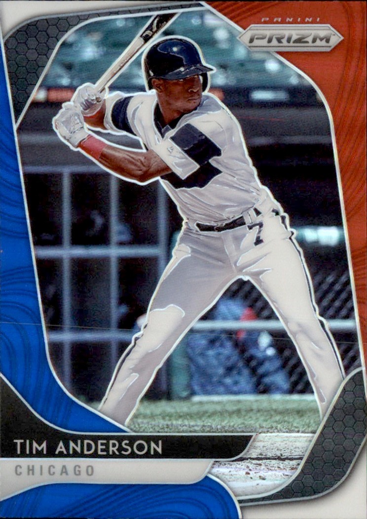 2020 Panini Prizm - Tier II Tim Anderson #161 Red White & Blue Prizm