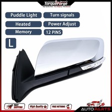 Left Chrome Side View Mirror Power Heat Signal For 2017-2020 Impala Premier USA