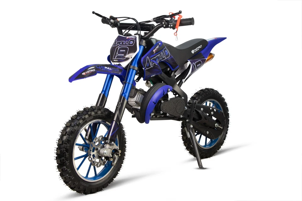 Nitro Motors Apollo 49cc Dirtbike Cross Enduro Bike Kinder Motorrad 10Zoll 4BRO - Bild 2 von 4