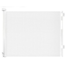 Retractable Baby Safety Gate, Mesh, 33" Tall, Extends to 55" Wide, White
