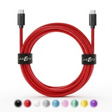 JuicEBitz® Heavy Duty USB Type C Charging Cable Fast Phone Charger Long Lead