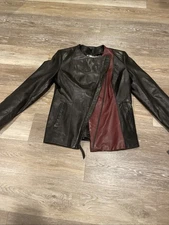 Preston & York Ladies Leather Jacket-Size Small