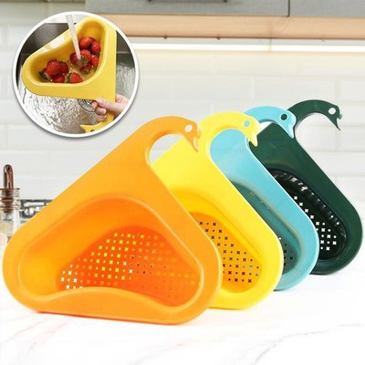 1Pc Sink Drain Basket Hanging Kitchen Storage Baskets Sink Drainer Kitchen Waste