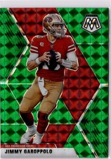 2020 Panini Mosaic #174 Jimmy Garoppolo Prizm Green (I)