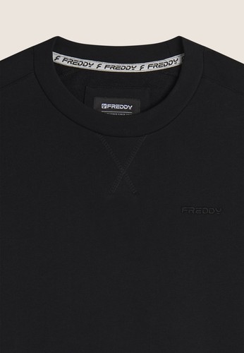 FREDDY Sudadera de hombre Regular Fit de algodón con cuello redondo - Imagen 3 de 12