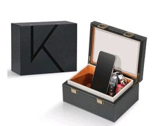 KK6 PLUS-BK Faraday Key Fob Protector Box, RFID Signal Blocking Black FREE SHIP