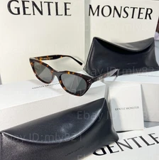 Gentlemonster COOKIE T1 Unisex Sunglasses Brown Frame Black Lenses