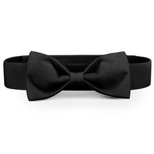 Dog Wedding Outfit Adjustable Black Bowtie Collar Extra Large Neck Tie Tuxedo