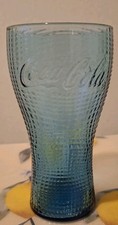 Verre à eau haut Coca-Cola Macdo 2023 collector, bleu, série street art.