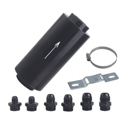 Compact Inline Fuel Filter with Stainless Steel Element for Automotive Use