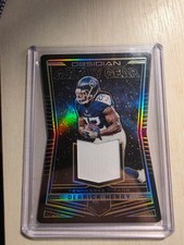 Obsidian Derrick Henry Galaxy Gear Player worn Patch 43/50