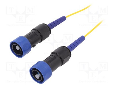 Bajonett PIN: 1 Singlemode Simplex (SM) LWL-Patchkabel
