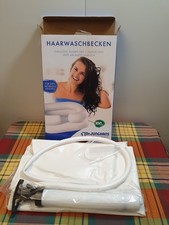 Ungenutztes Dr.Junghans Haarwaschbecken aufblasbar mit Pumpe