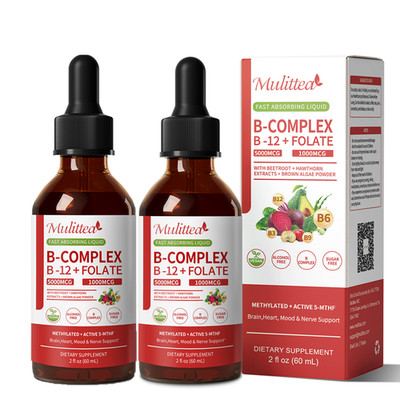Methylcobalamin B12 Folate Vitamin B Complex Energy, Focus, Heart & Brain