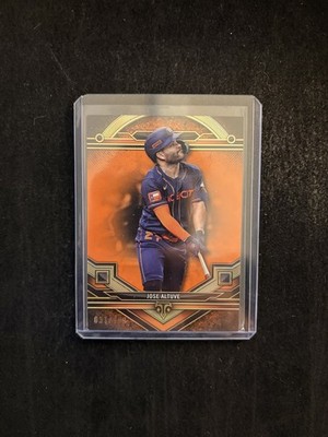 2024 Topps Triple Threads Amber 031/199 Jose Altuve #168 Houston Astros